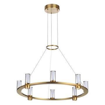 7144/55L HIGHTECH ODL26 Подвесной светильник  античная бронза/акрилл/металл IP20 LED 45W 4260Лм 3000K 180° 220V DEFANCE