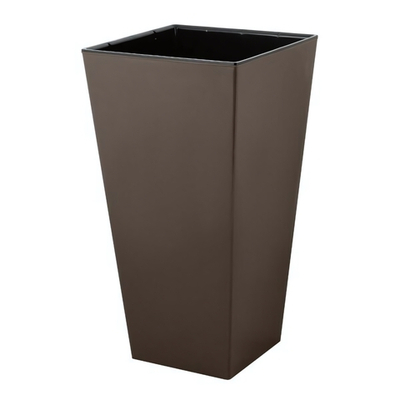 Горшок для цветов InGreen London CUBE 250х250х470мм 19,4л c дренаж. вставкой французский платан