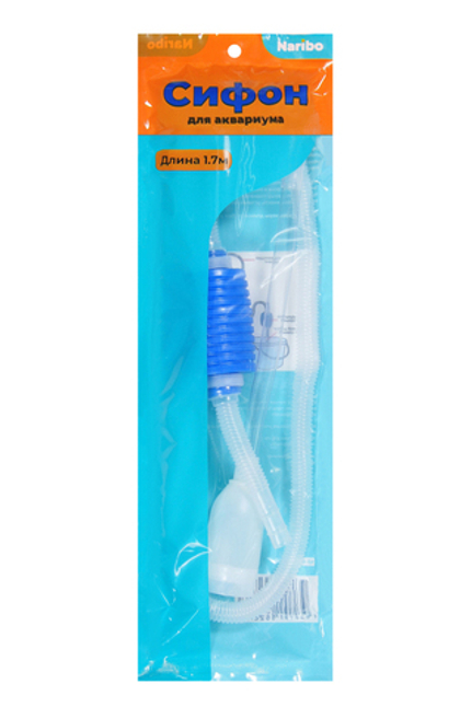 NARIBO Сифон с грушей (общая длина 170см)