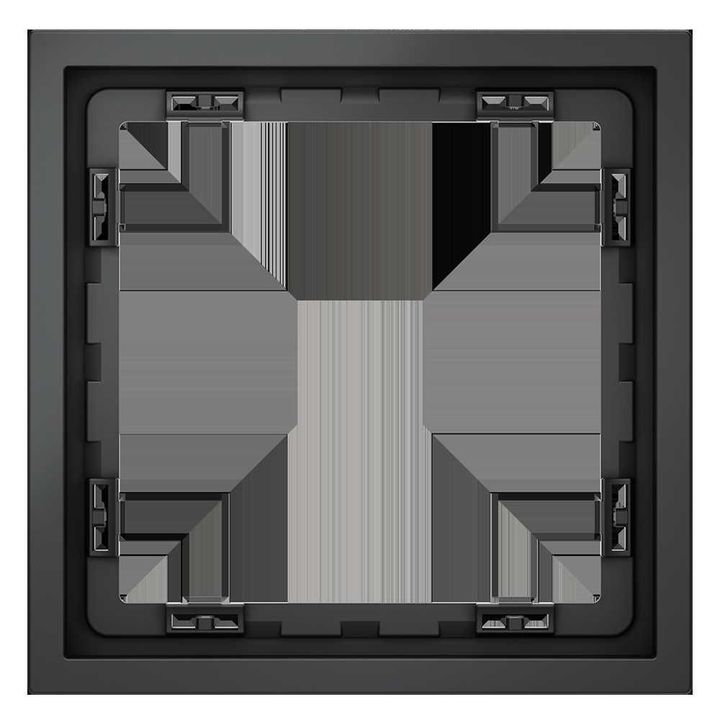 Рамка пластиковая Voltum S70 на 1 пост, (графит) VLS100107