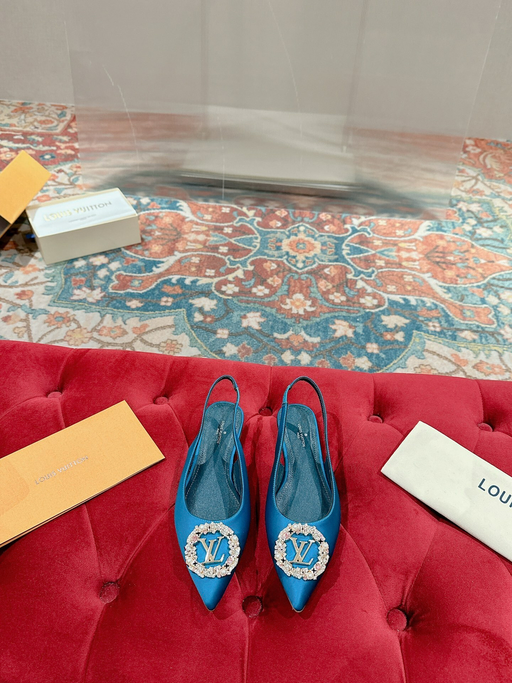 Louis Vuitton Met Slingback Ballerina