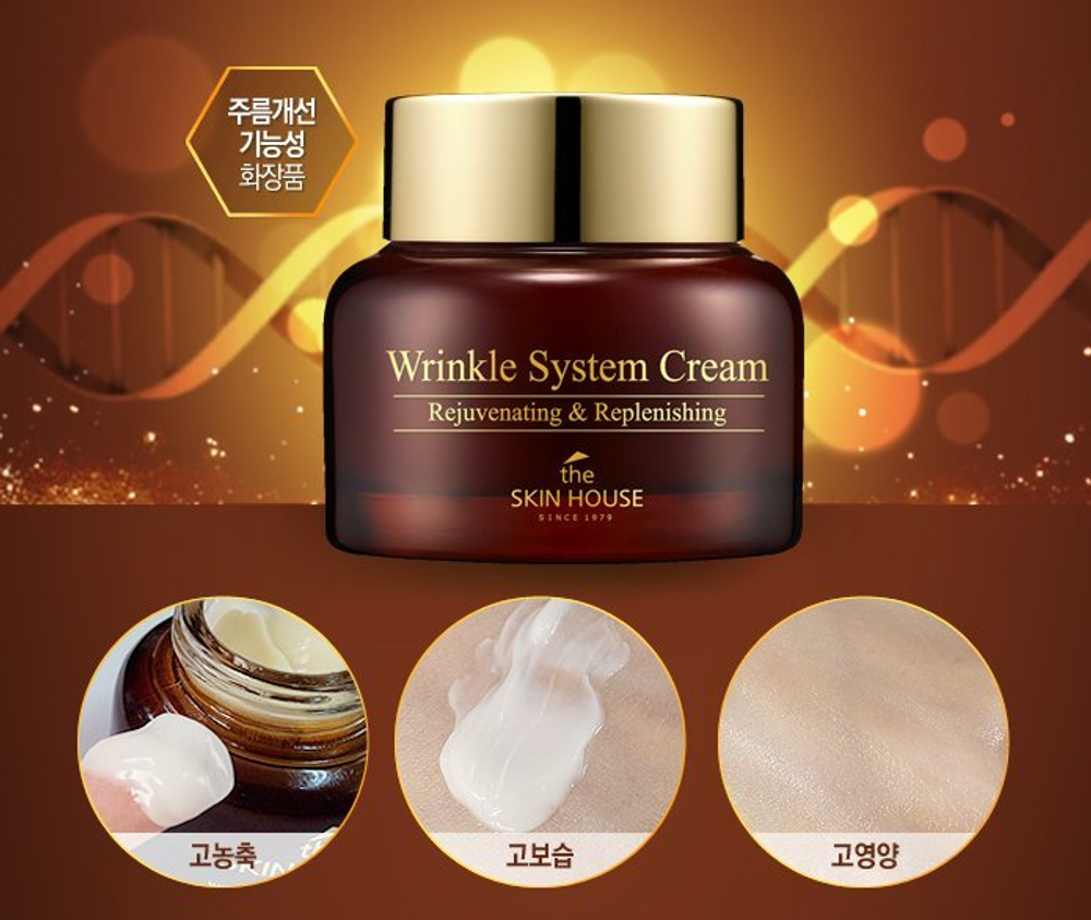 The Skin House Wrinkle System Cream питательный антивозрастной коллагеновый крем для лица