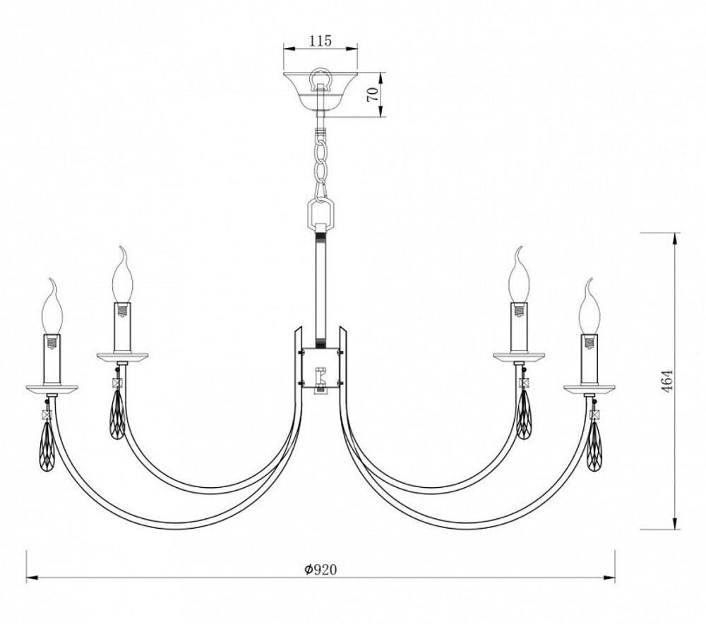 Подвесная люстра Freya Forte FR1006PL-12N