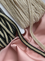 Тесьма Бежевая Косичка