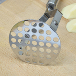 Картофелемялка нерж с металлической ручкой 8,5*30см