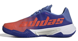 Мужские кроссовки теннисные Adidas Barricade Clay - lucid blue/solar red/blue fusion