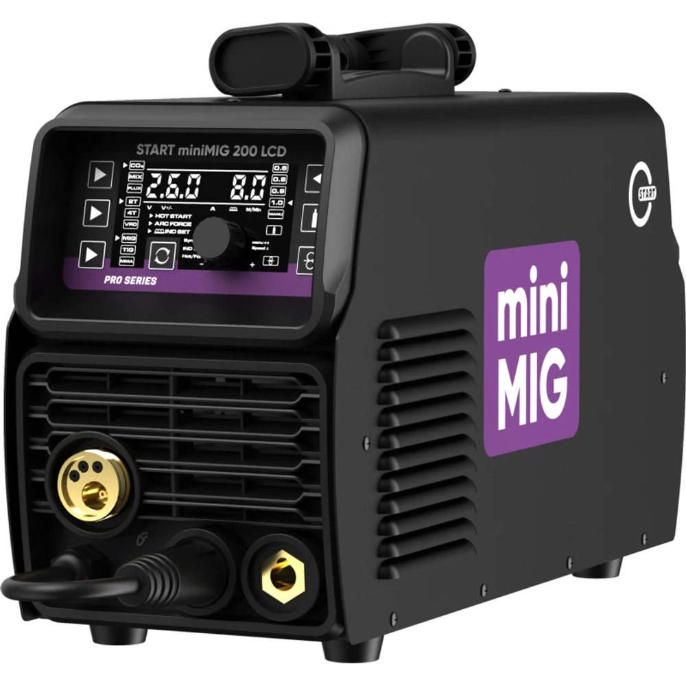 START miniMIG 200 LCD сварочный полуавтомат 2W202L