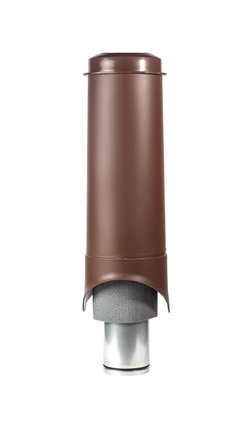 Выход вентиляции Krovent Pipe-VT IS изолированный 150/700 красный/коричневый/серый, зеленый/кирпичный/черный