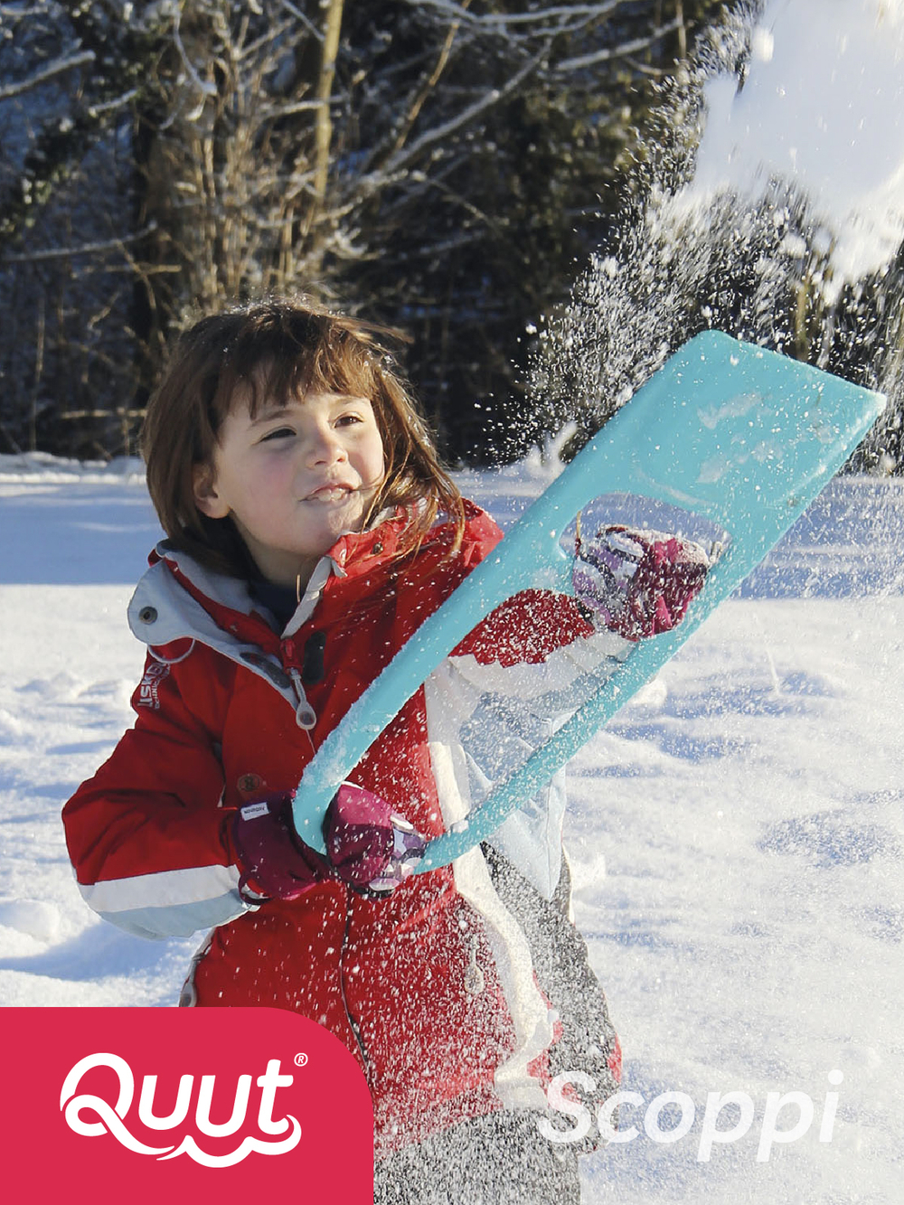 Детская лопата для песка и снега с ситом Scoppi