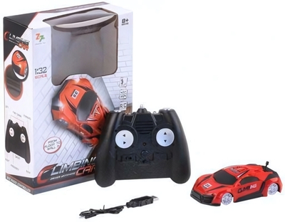 Машина на р/у 17,5*8*25см. антигравитационная,с заряд.устр.коробка (ездит по стенам и потолку) JB1100222