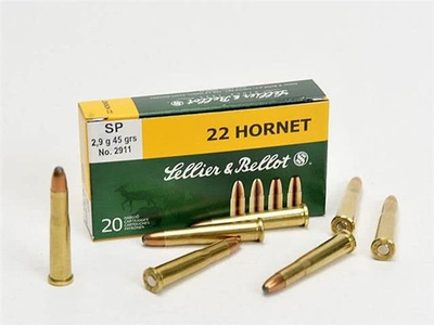 Патрон .22 Hornet S&B SP 2,9 г