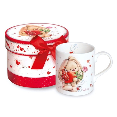 Кружка 200мл. Зайка Ми с сердцем