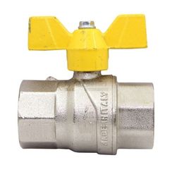 Кран газовый FIV В-В 3/4" бабочка 24446