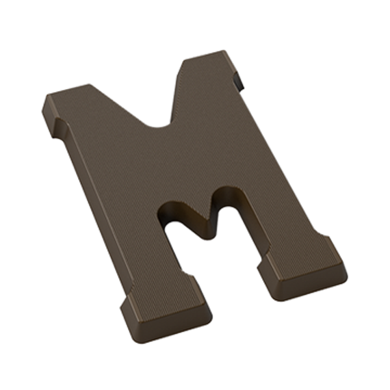 Форма для шоколадных фигур &quot;Буквы&quot; - M (275*135мм)