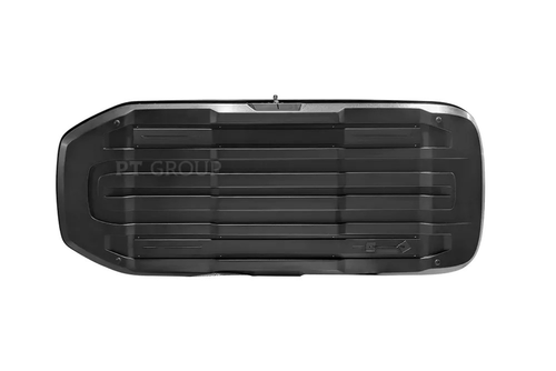 Автобокс на крышу автомобиля "Turino Sport" двусторонее открывание (белый) / PT-Group