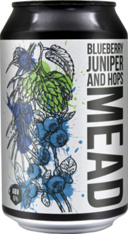 Медовуха Степь и Ветер Блуберри, Джунипер Энд Хопс / Mead Steppe & Wind Blueberry, Juniper And Hops 0.33 - банка