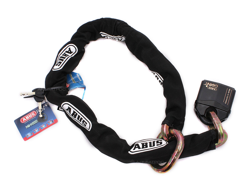 Цепь с замком ABUS GRANIT Power Chain 37 14KS 120 см