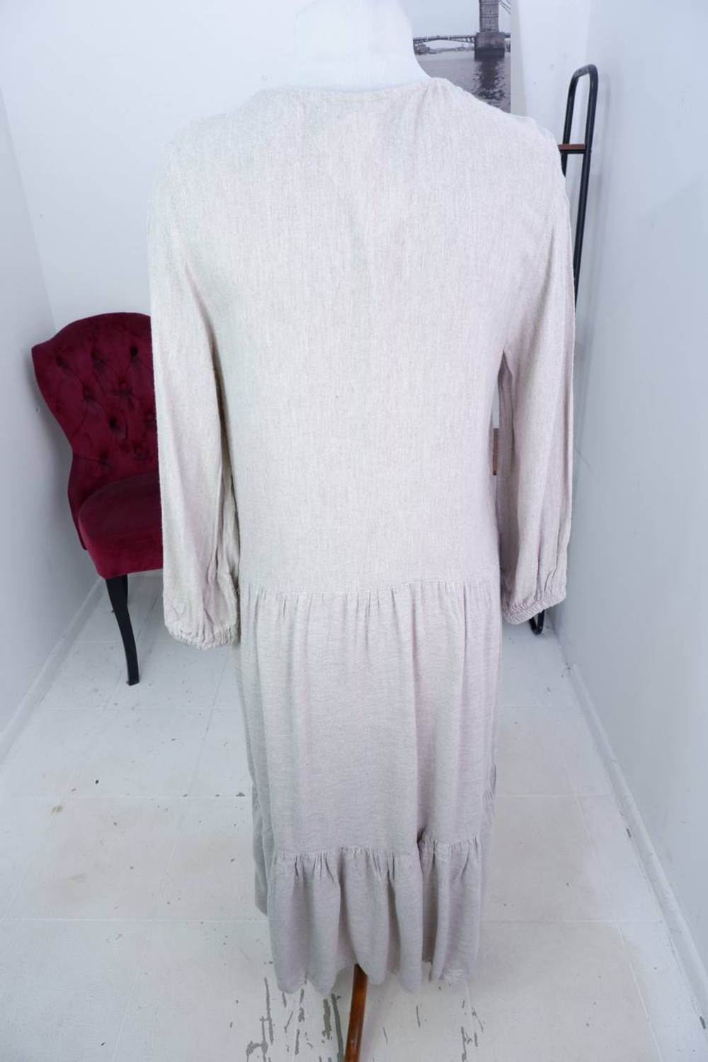 Платье Zara в бохо стиле, маркировка М, визуально на 46 размер