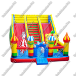 Надувной батут "Приключение зверят", 10*5*6 м