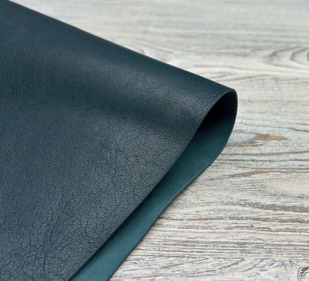 купить натуральную кожу козы цвета морская волна