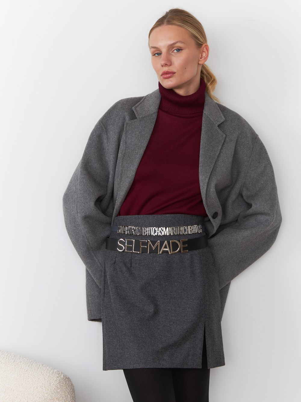 ТОНКИЙ РЕМЕНЬ НА КОБУРНЫХ КНОПКАХ SRB GRAPHITE