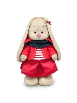 Мягкая игрушка Зайка Ми в комплекте с тельняшкой 32см