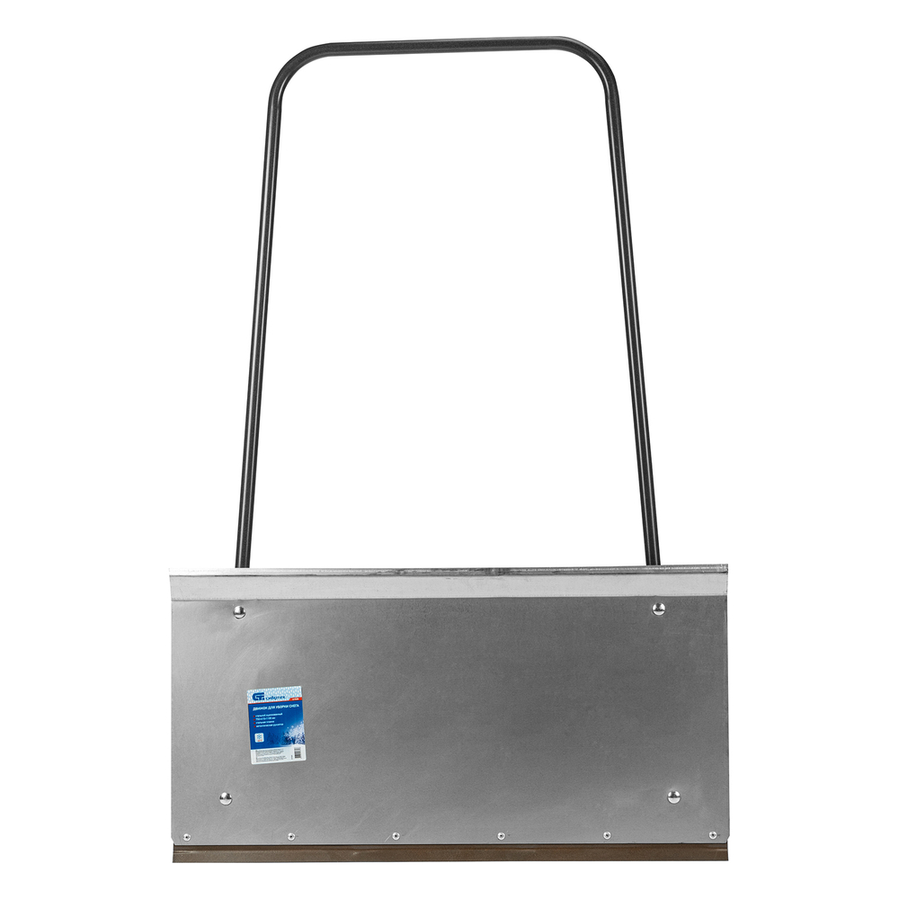 Движок для уборки снега, стальной, оцинкованный, 750 х 410 х 1100 мм, стальная рукоятка, Сибртех