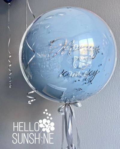 Кристальный гигант Ретро голубой