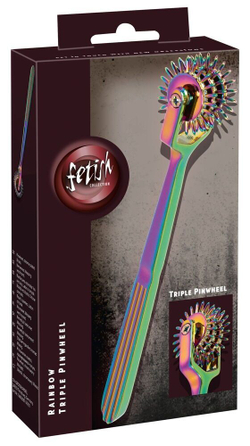 Радужное колесо Вартенберга Rainbow Triple Pinwheel