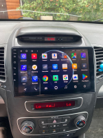 Магнитола для KIA Sorento 2 XM 2012-2020 c экраном климата снизу (рамка-накладка) - Parafar PF224LUX1XHD на Android 13, 8-ядер, 4Гб+64Гб, CarPlay, 4G SIM-слот