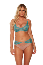 Трусики-слипы Lorita со средней линией талии (Размер: S) (Цвет: бирюзовый)