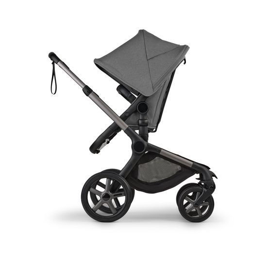 Коляска 2 в 1 Bugaboo Fox 5 Renew complete (Graphite/Moon grey/Moon Grey)