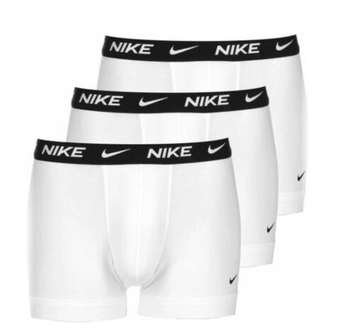 Мужские спортивные боксеры Nike Everyday Cotton Stretch Trunk 3P - белый