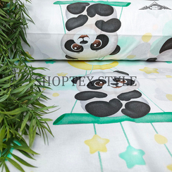 Перкаль "Детство-Панда Лёлик" | ш.150 см | 105 г/м² | хлопок-100%