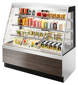 Витрина кондитерская Chilz VETE KUB OFT 130 белый, венге мали