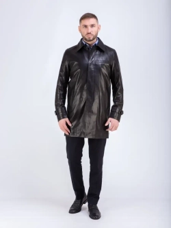 Куртка мужская кожаная, плащ мужской