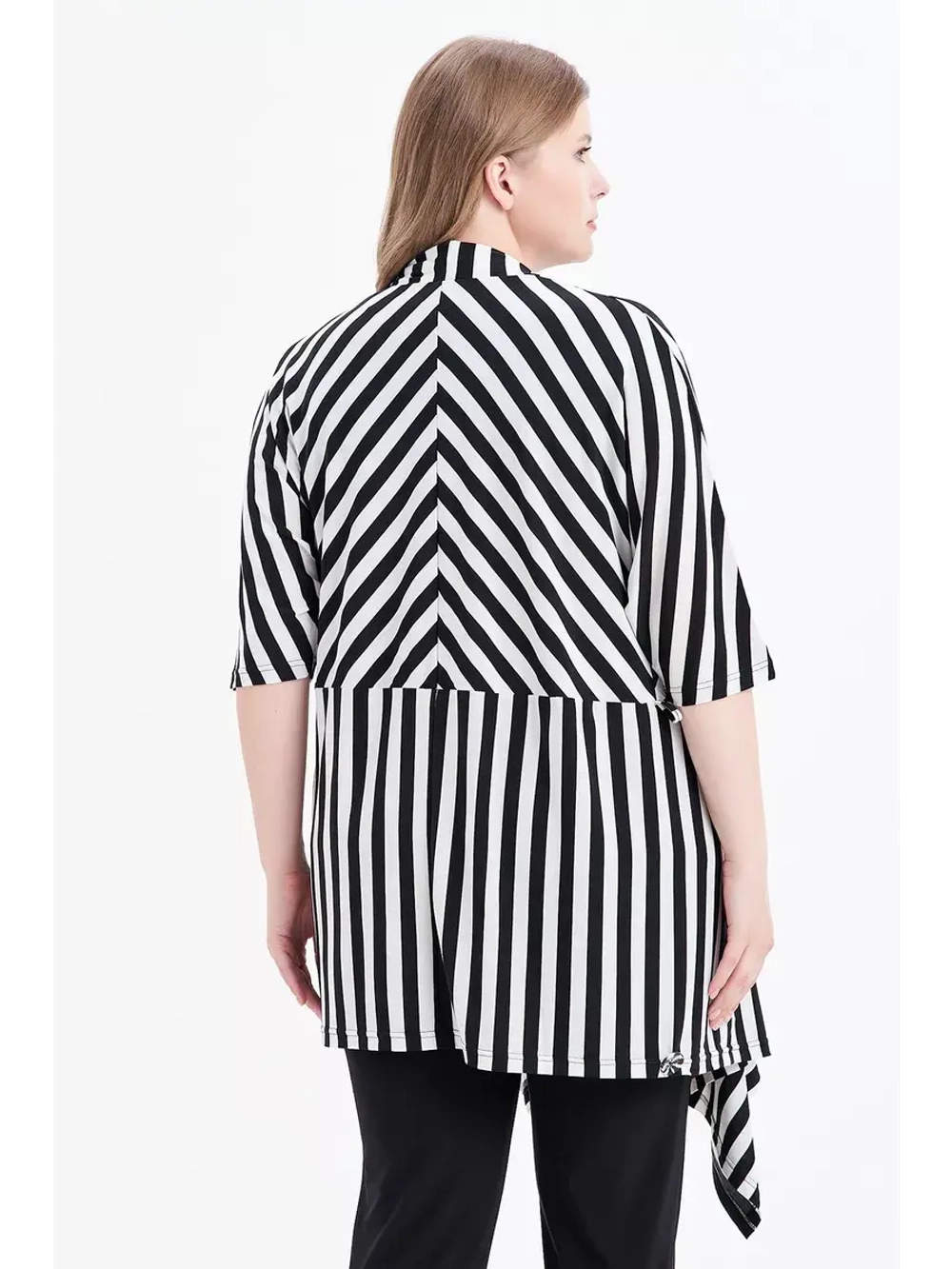 Кардиган полоска трикотаж масло летний