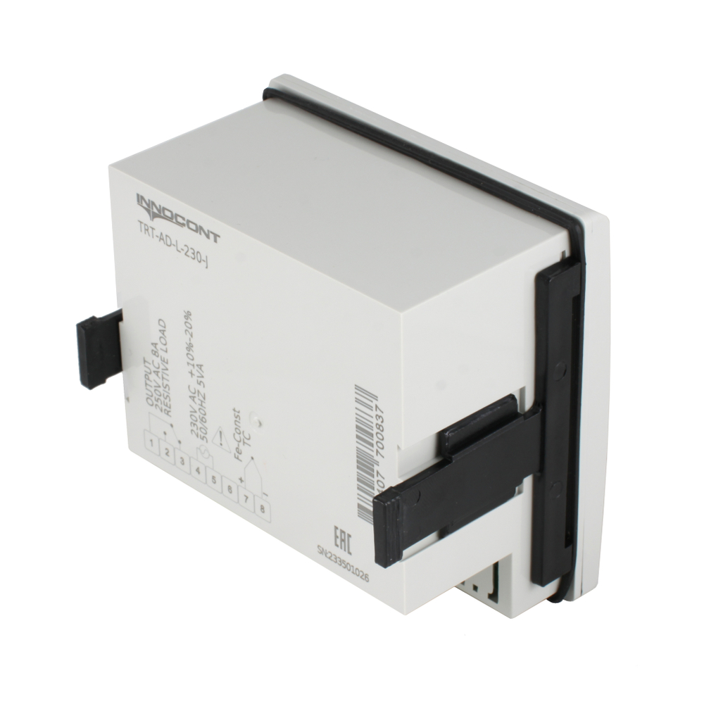 Температурный контроллер INNOCONT с аналоговым управлением и дисплеем, 96х96х50 мм,вход IC, 0...400C, выход реле, ON/OFF, 230VAC