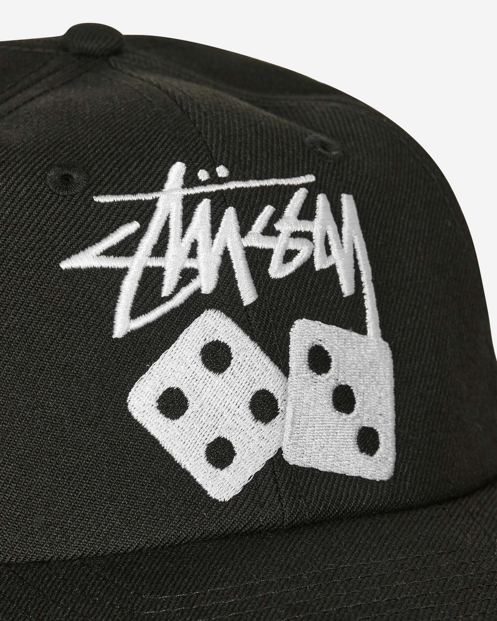 Stüssy Кепка Stock Dice Low Pro, Черная