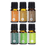 Pure Body Naturals, Зимняя коллекция эфирных масел, ограниченная серия, набор из 6 предметов, по 10 мл (0,33 жидк. унц.)