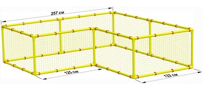 Большой детский манеж Leco-IT Home гп230125 250х250см.