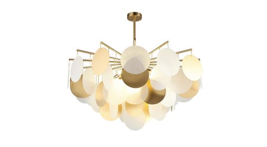 Люстра потолочная Е14 OML-89907-08 античная бронза Plelo Omnilux