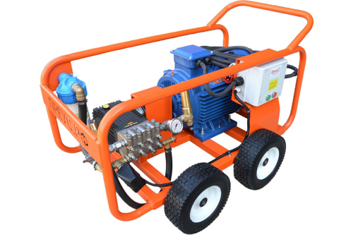 Установка высокого давления для опрессовки Преус Е-ГС 15-50 на колесах