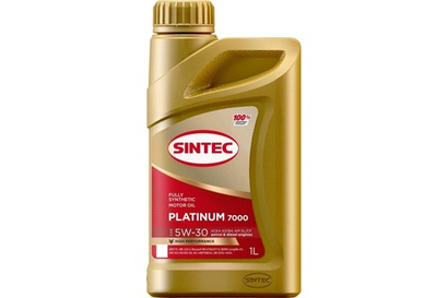 Масло Sintec Platinum 7000 5W30 SL/CF A3/B4 (1л) синтетика