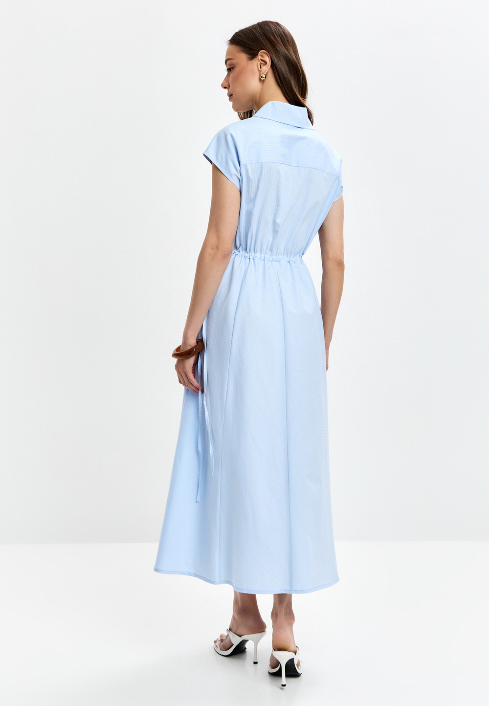 Trends Brands Base Платье Жен 09_03_dr816_blue_st Голубой Полоска