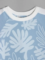 Укороченная футболка для девочки