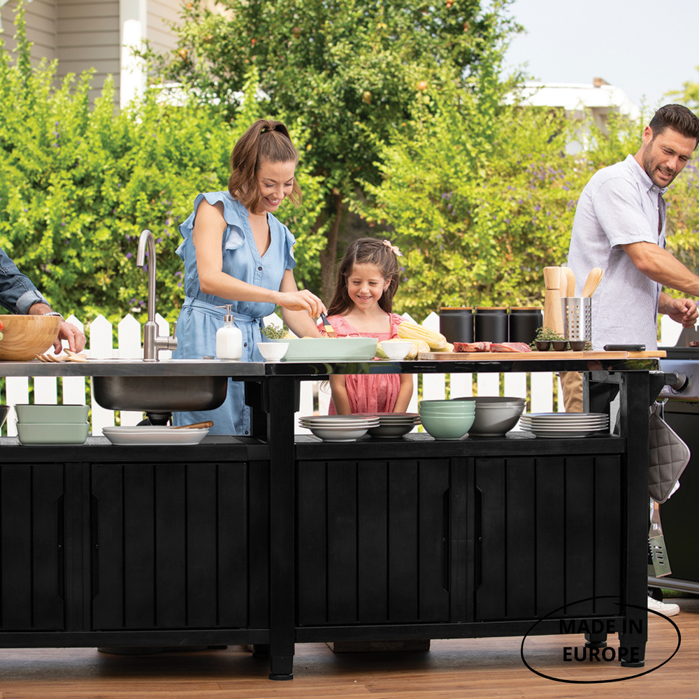 Стол для барбекю Keter Unity Chef graphite