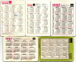 Набор из 5 переливных (стерео) Календариков . Мультфильмы СССР 1981, 1987, 1988 гг.