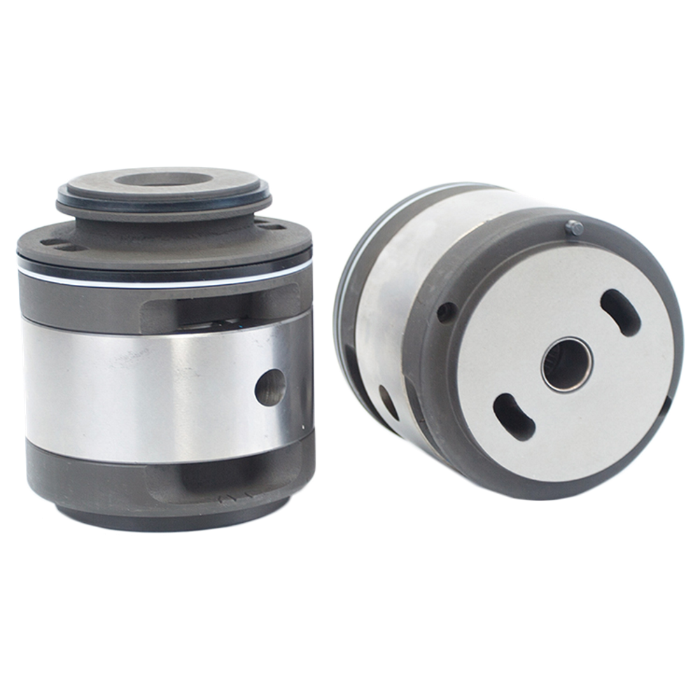 T6CC-P2-B25-R (S24-10387-0) - Сменный картридж для пластинчатого нерегулируемого насоса модели Parker T типоразмера T6CC. Задний картридж сдвоенного насоса с рабочим объемом 79 см3