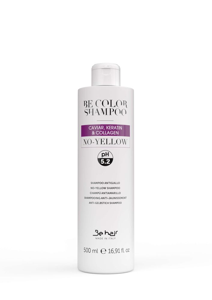 Be Hair Анти-желтый Шампунь -Be Color No-Yellow Shampoo pH 5.2 Cod.,500 мл